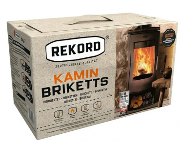 Preview: Rekord Kohle Brikett (10kg Bündel) 900 kg zur Selbstabholung